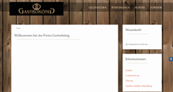 Desktop Screenshot of gastrokoenig.at
